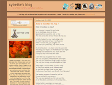 Tablet Screenshot of blog.cybette.com